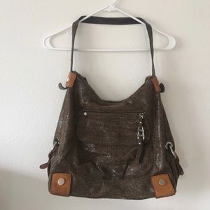 B.Makowsky soft leather shoulder bag